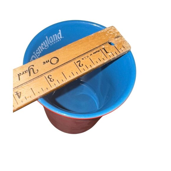 Disneyland Resort Red & Blue Ceramic Mug With Mickey Mouse Design - Picture 6 of 7